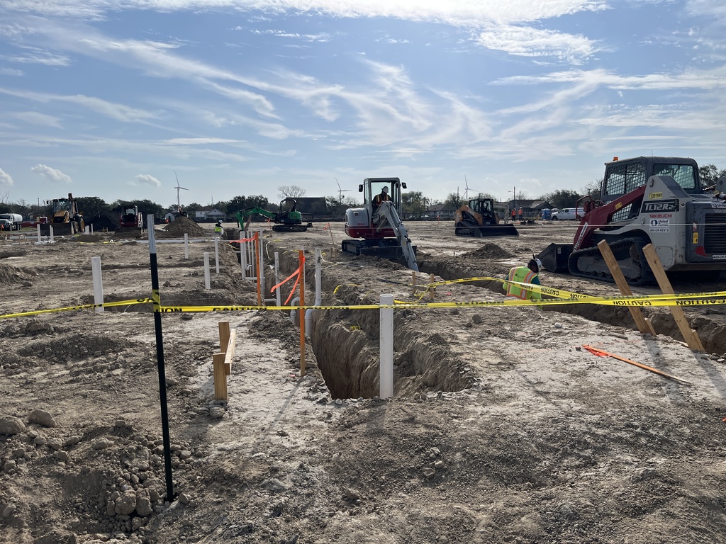 Trenching for plumbing/sewer lines