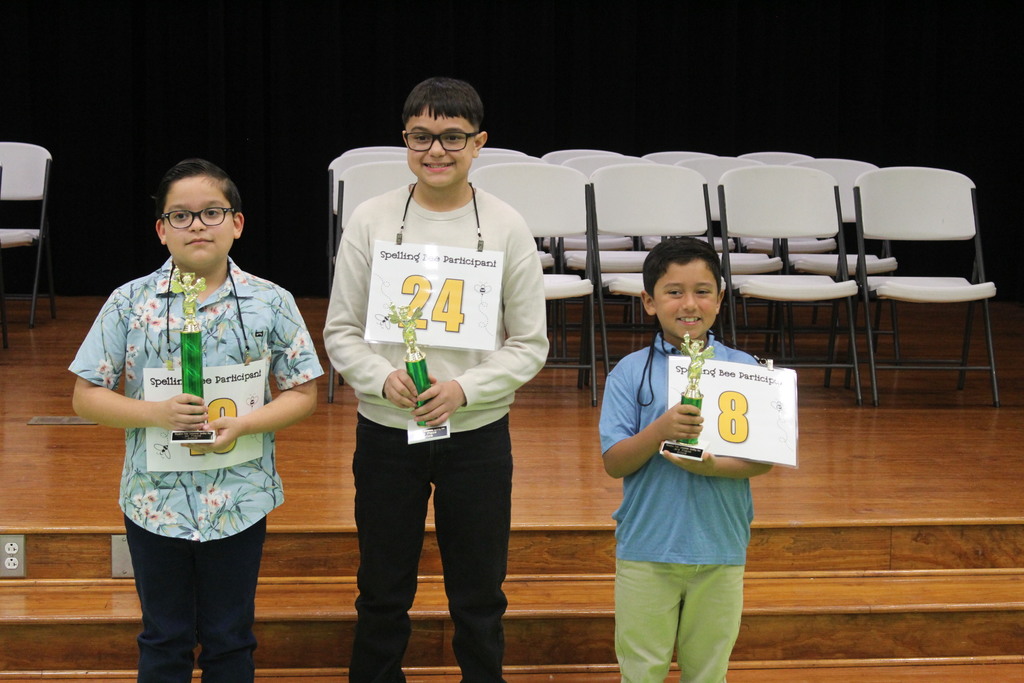 Winners of Spelling Bee