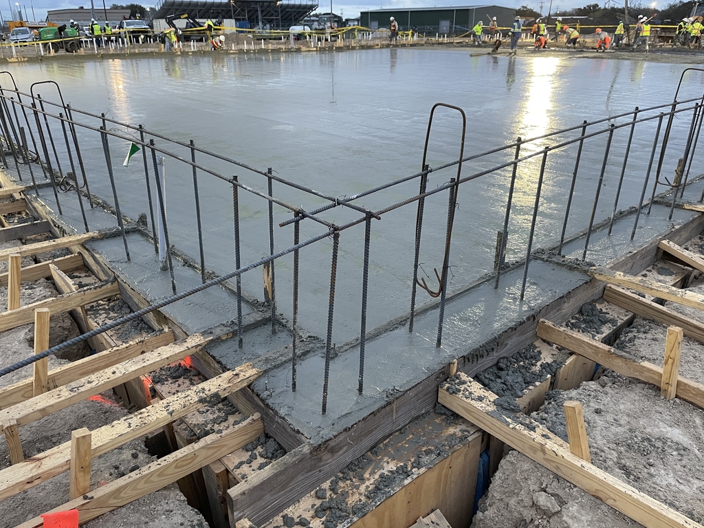 Concrete Pour Early AM