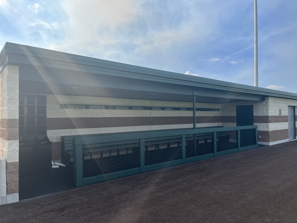 Baseball home dugout