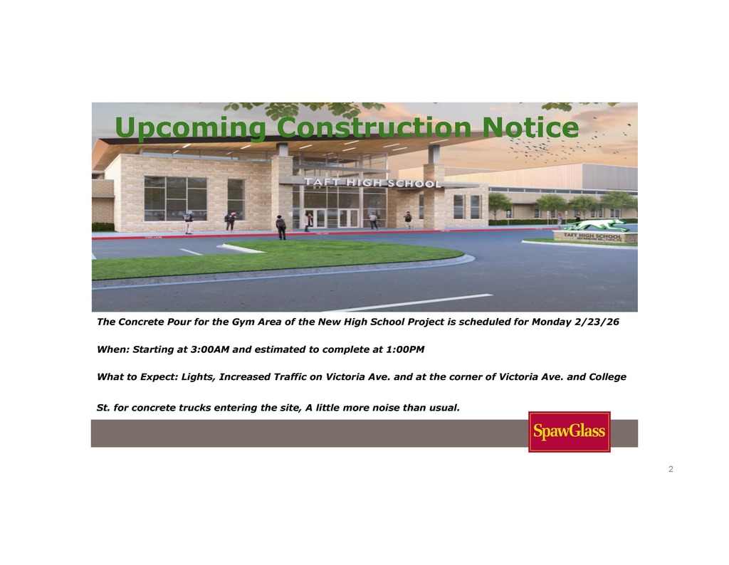 Concrete Pour Early AM 2-23-26