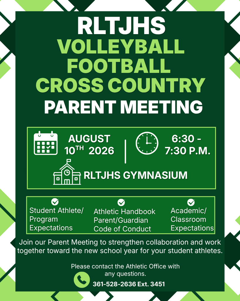 Parent Meeting flyer with date, time and location details.