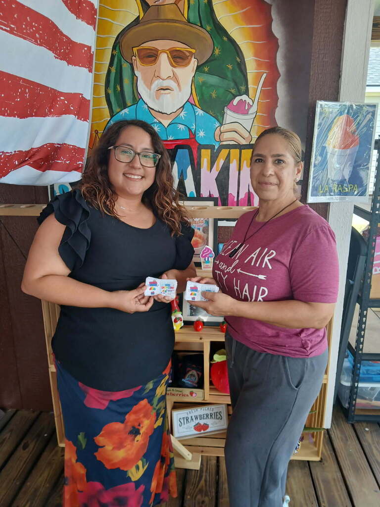 Raspa King snow cone donation