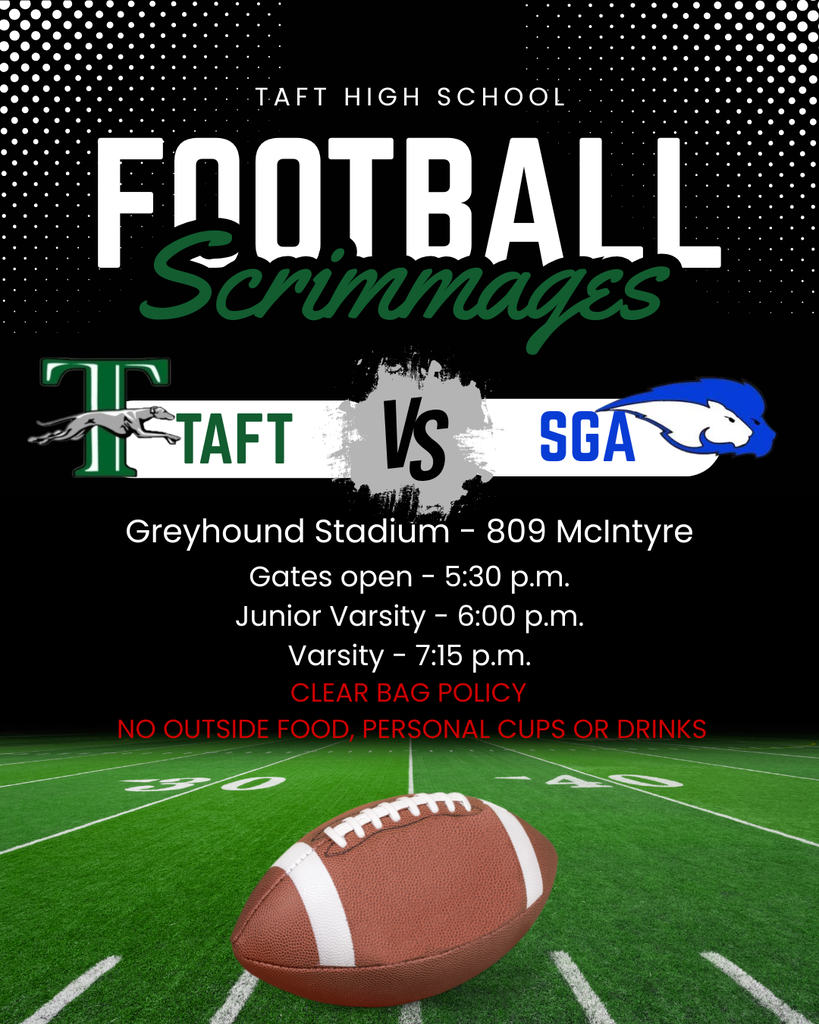 Football scrimmage flyer image