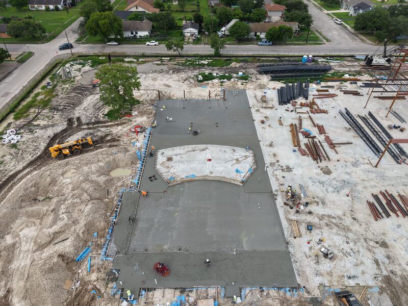 Auditorium concrete pour 6-19-26