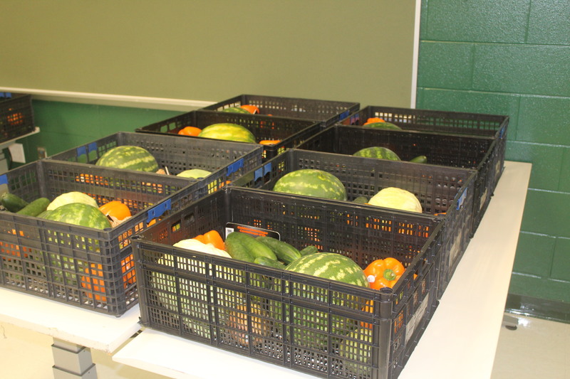 Fresh fruits and vegetables