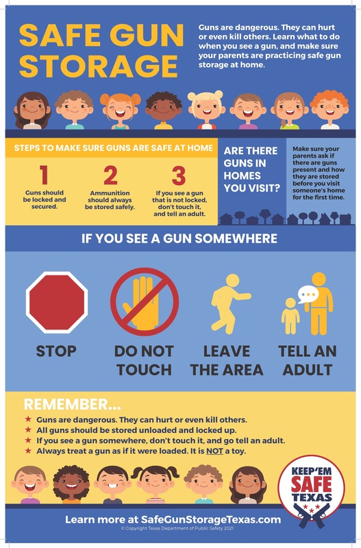 Safe Gun Storage Infographic