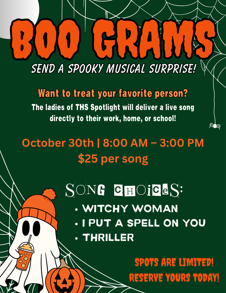 Boo Grams THS Choir Fundraiser