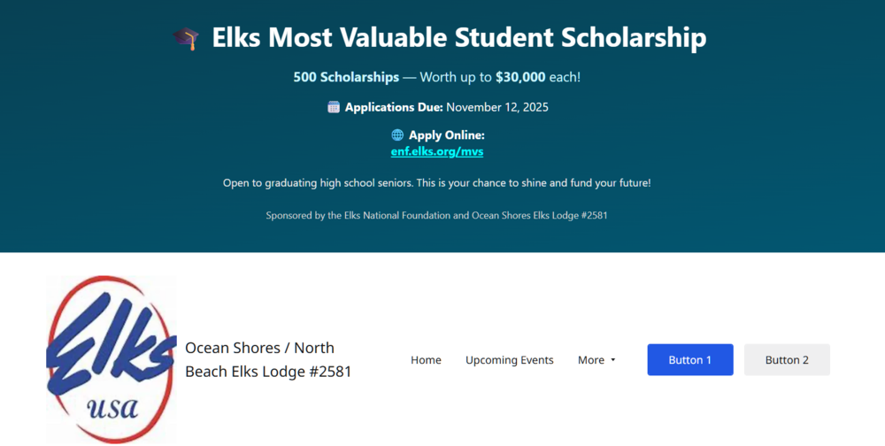ELKS Scholarship