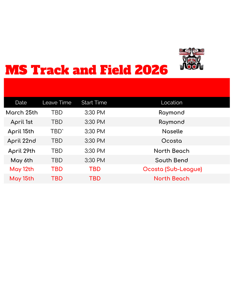 2026 Middle School Track and Field