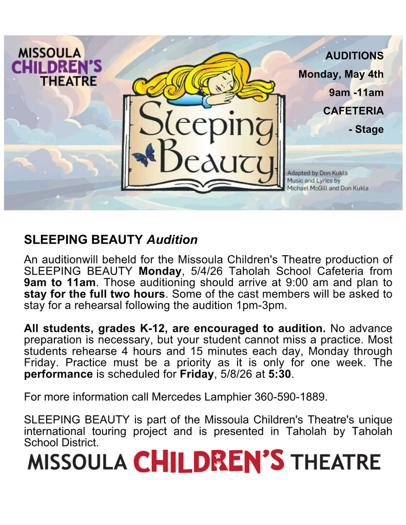 Sleeping Beauty Auditions