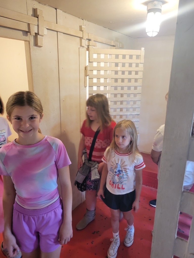 Students at Luce County Historical Museum