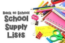 supply lists