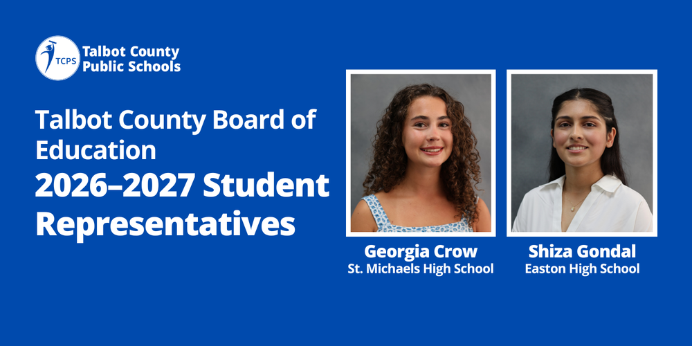 26-27 Board of Education Student Representatives Georgia Crow and Shiza Gondal