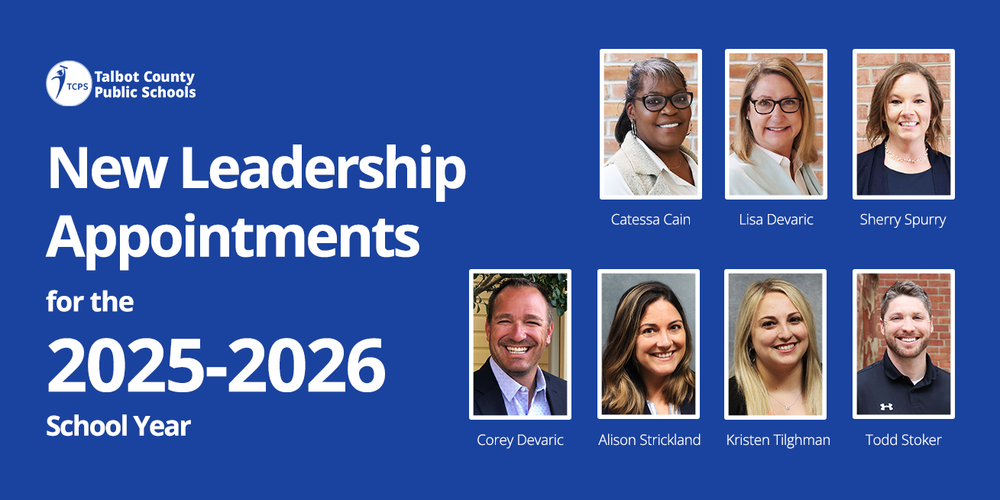 Headshots of the new leadership appointments for the 2025-2026 school year