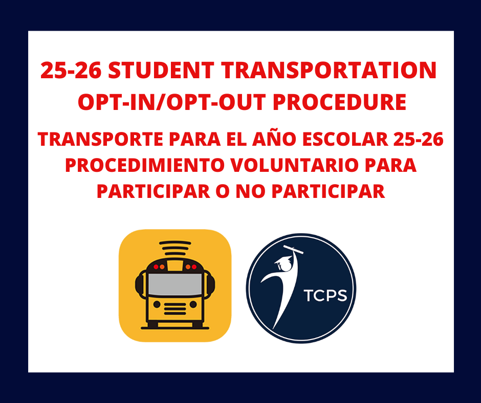 25-26 Student Transportation Opt-In/Opt-Out Procedure