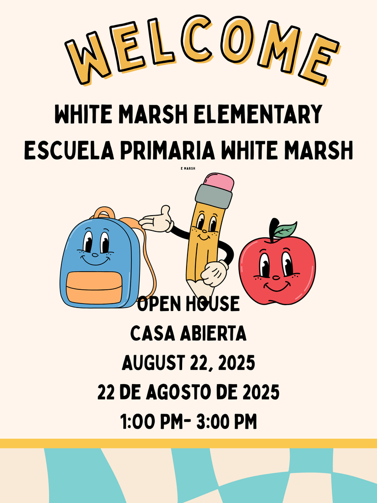WMES Open House August 22 1-3pm!