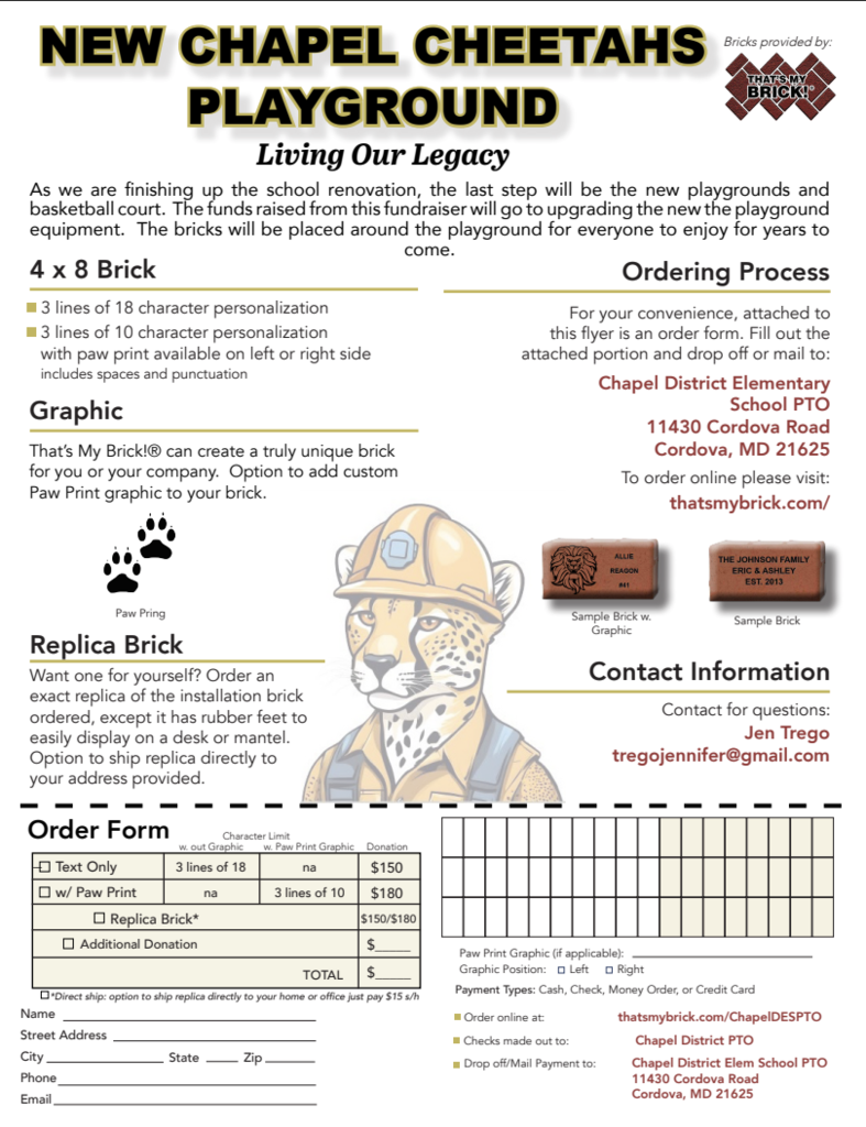 Brick Fundraiser