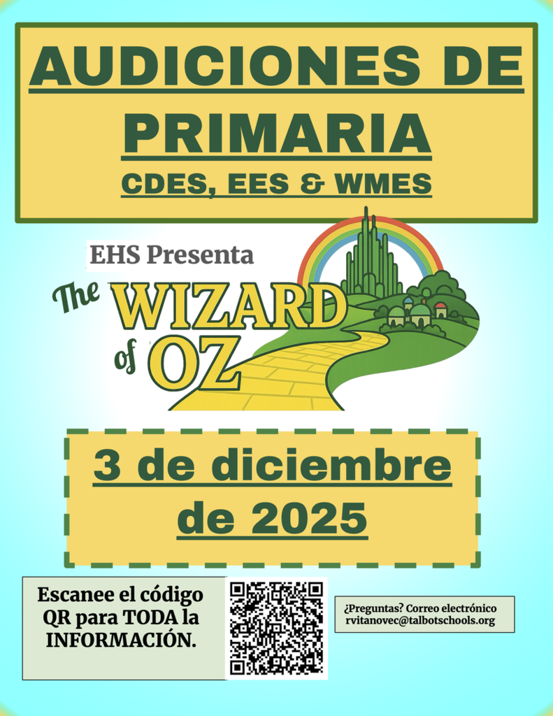 Elementary Wizard of Oz auditions - December 3