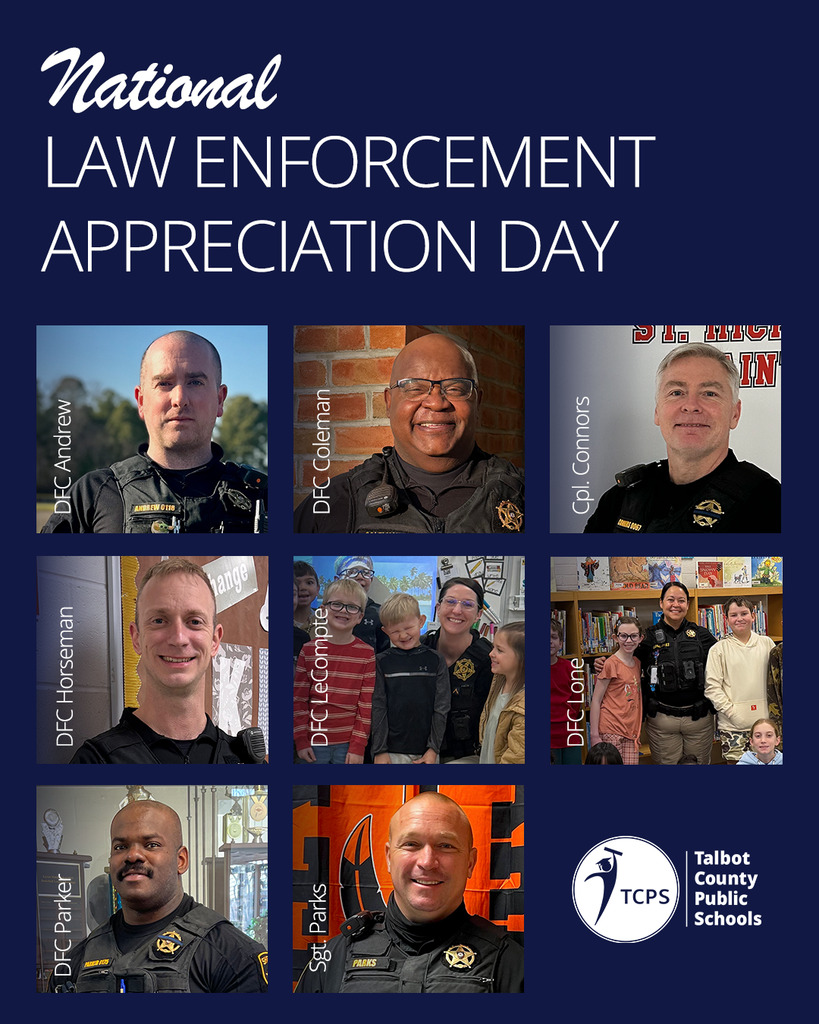 Headshots of all our TCPS School Resource Officers