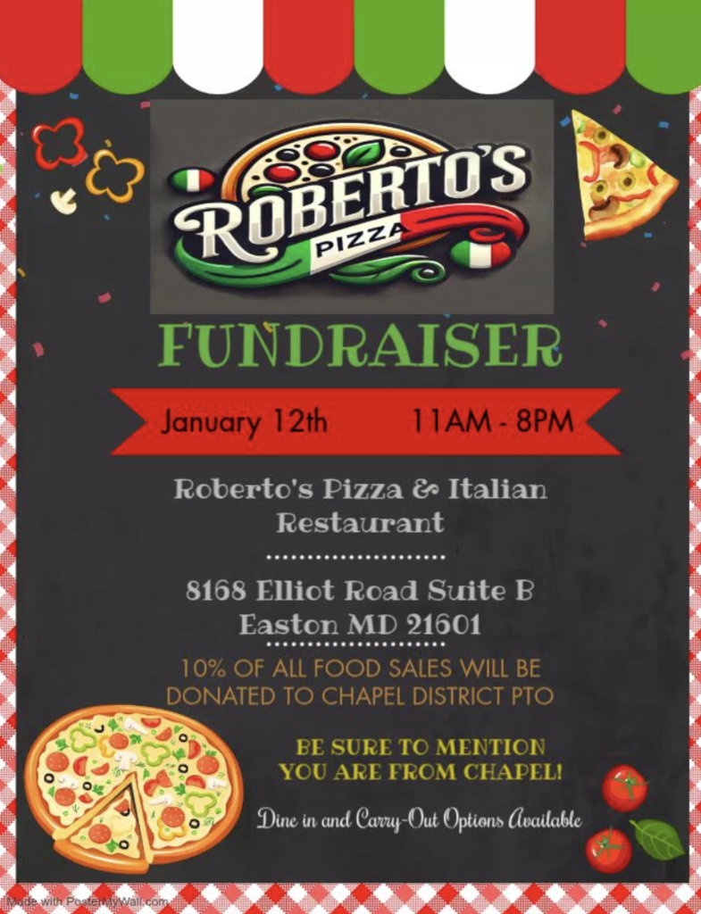 Roberto's Pizza Fundraiser