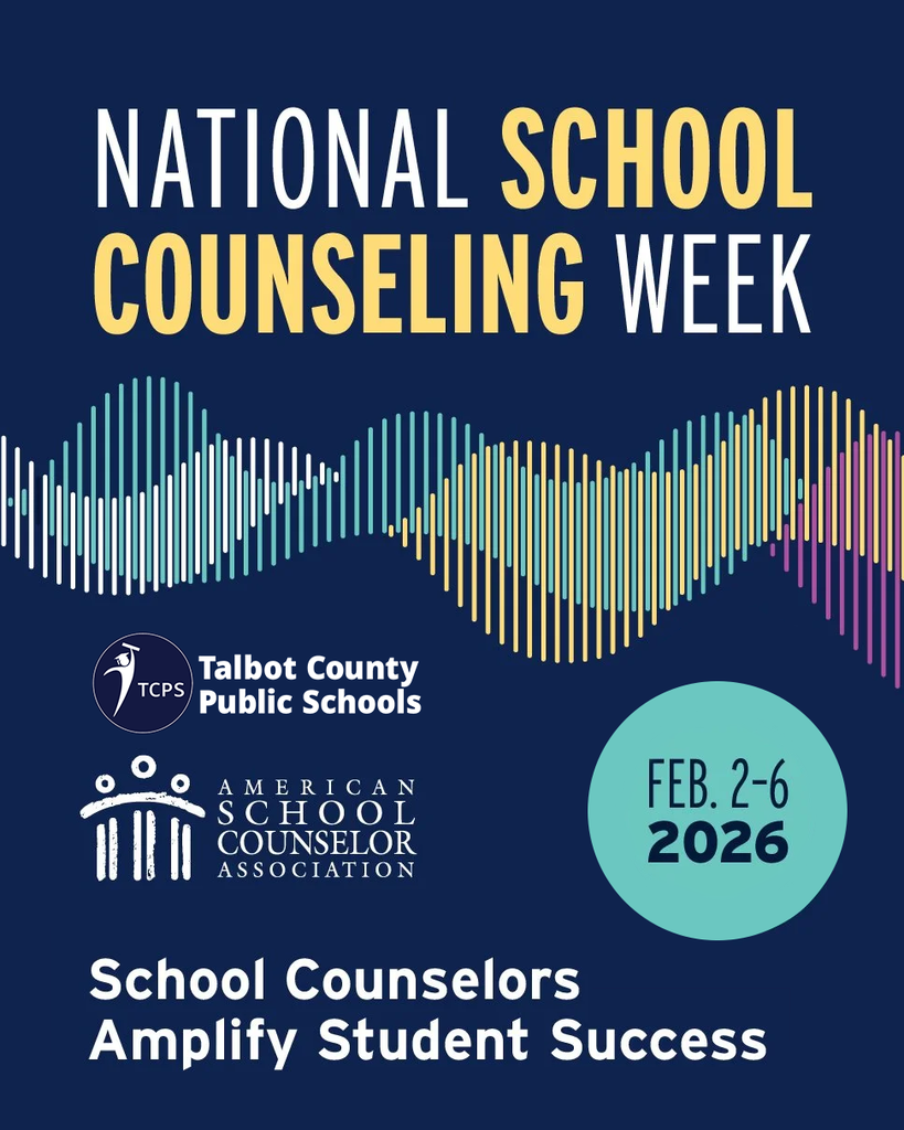 a National School Counseling Week graphic branded with the American School Counselor Association design with the TCPS logo as well as the ASCA logo