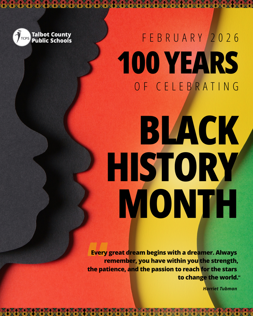 a collage of black silhouettes with red, yellow, and green construction paper with a harriet Tubman Quote "Every great dream begins with a dreamer. Always remember, you have within you the strength, the patience, and the passion to reach for the stars to change the world."