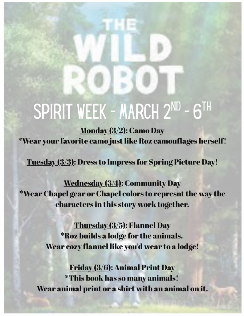 Read Across America Spirit Week