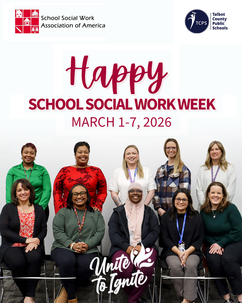 A group shot of our School Social Workers with SSWAA branding