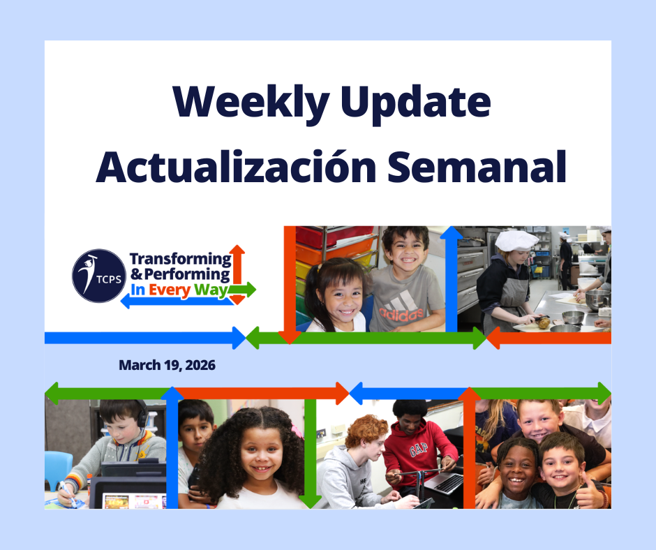 Superintendent's Update - March 19, 2026