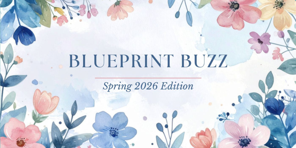 Header for the Blueprint Buzz, 2026
