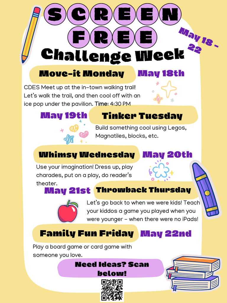 Screen Free Challenge Week