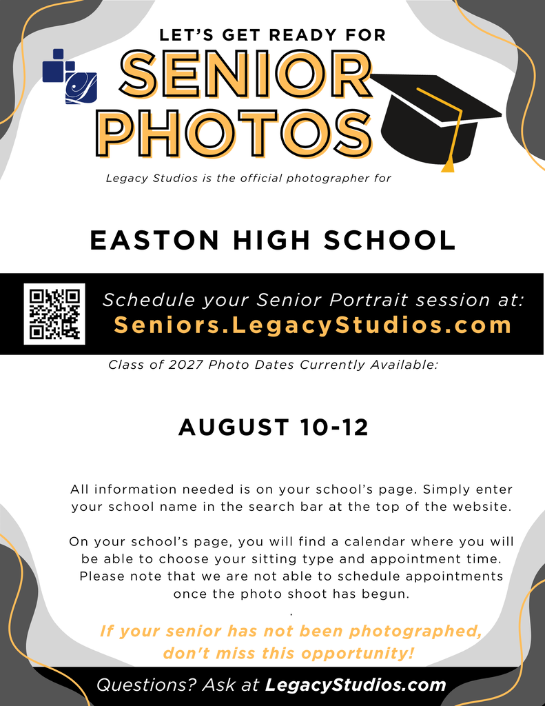Senior Photo info