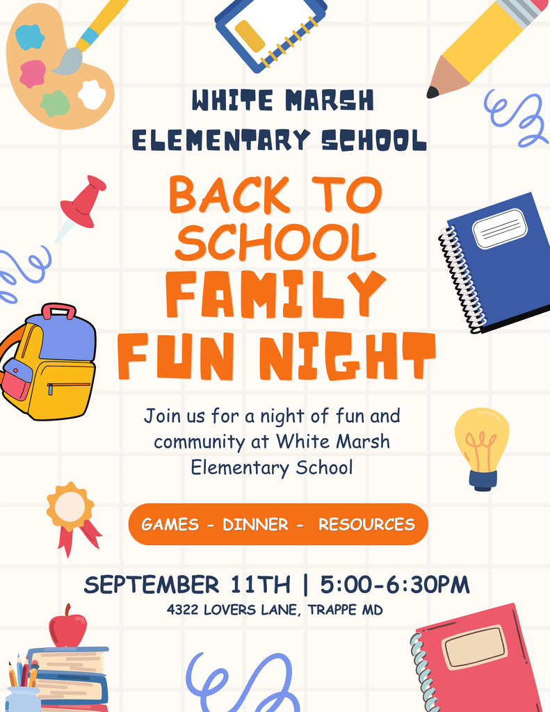 Family Fun Night - September 11th 5pm-6:30pm