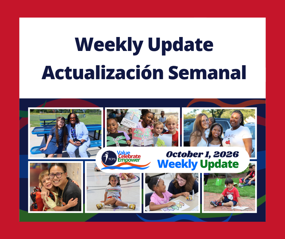 Weekly Update for October 1, 2026