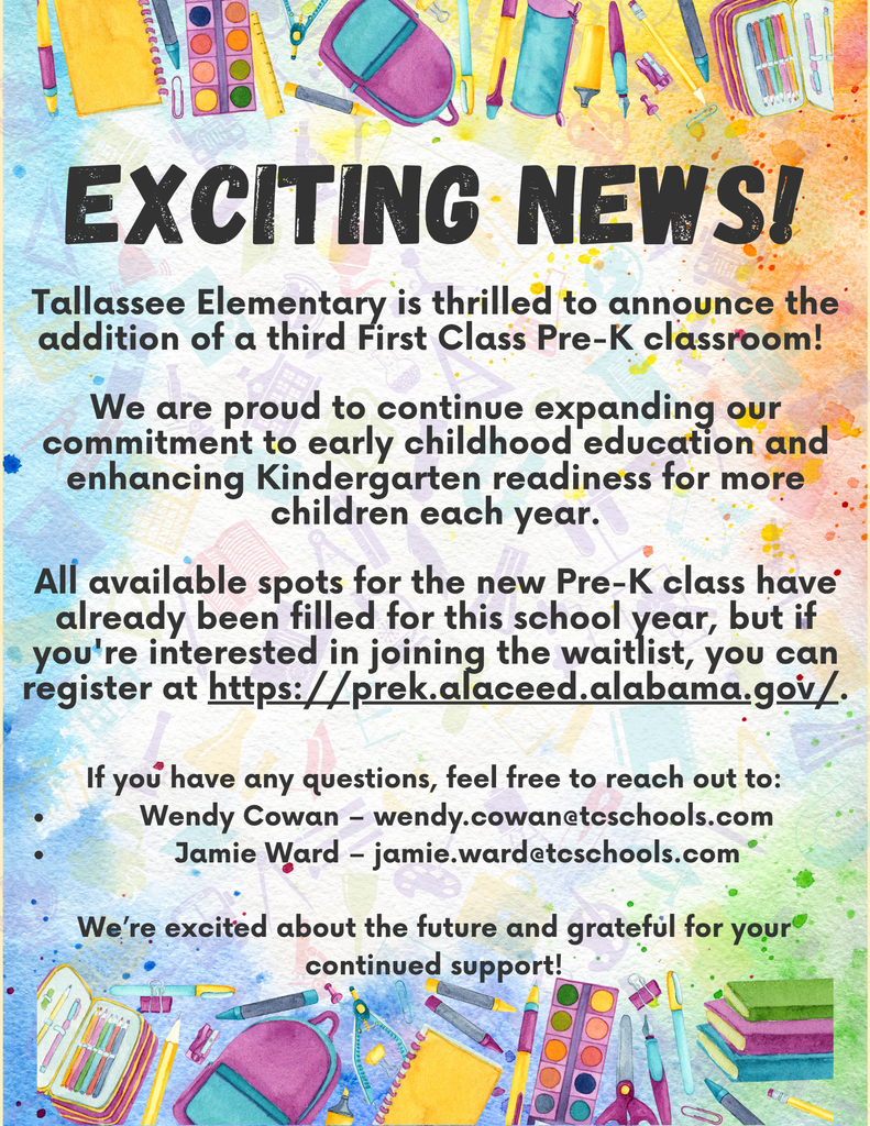 New First Class Pre-K Classroom