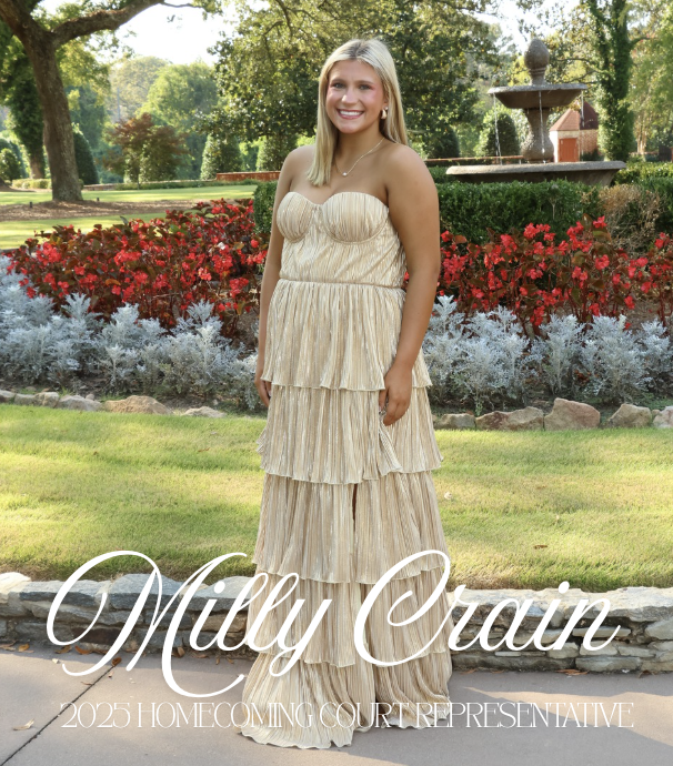 THS Homecoming Court Representative Milly Crain.
