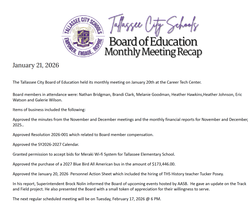 Monthly  Meeting Recap