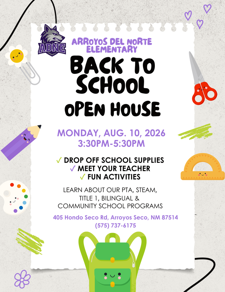 Open House flyer