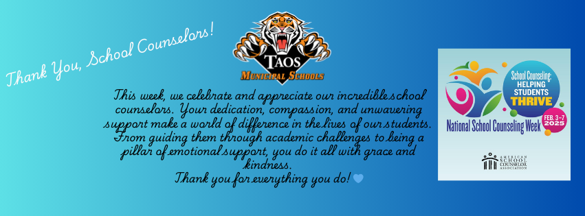 Thank you school counselors