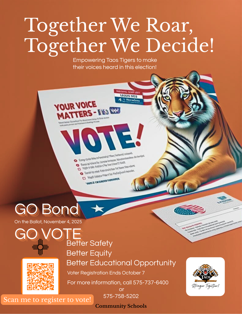 Go Bond On the Ballot, Novermber 4, 2025 Go Vote!
