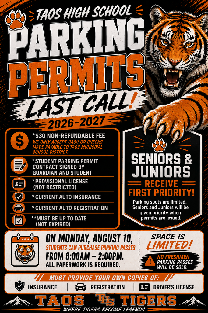 Last Call for Parking Permits!