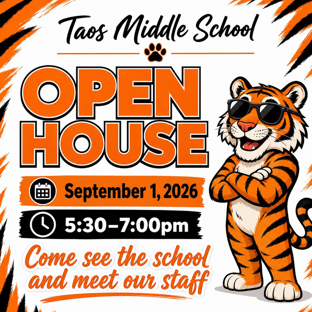 TMS Families come to our annual "Open House" on  September 1st at 5:30pm. Come see the school and meet our staff!