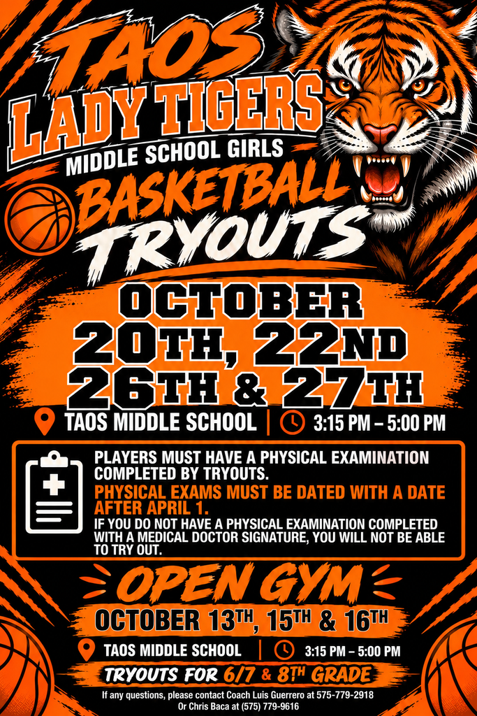 Updated: TMS Girls Basketball Tryouts