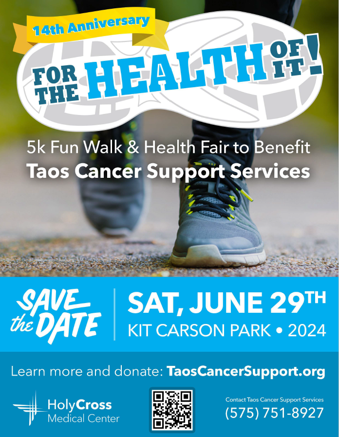 5k Fun Walk & Health Fair to Benefit Taos Cancer Support Services