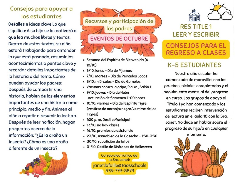October Events