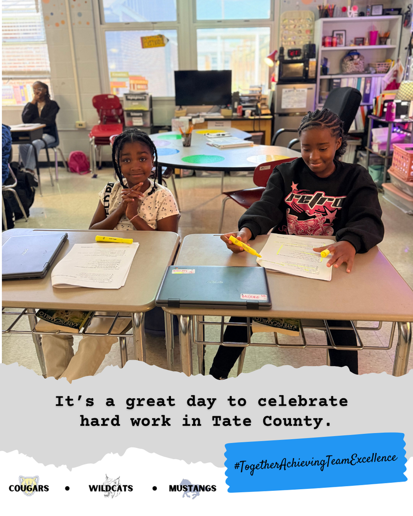 Students working at a desk
