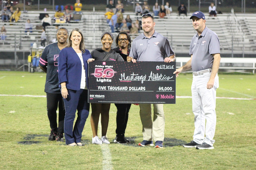 Presentation of check to Strayhorn High School