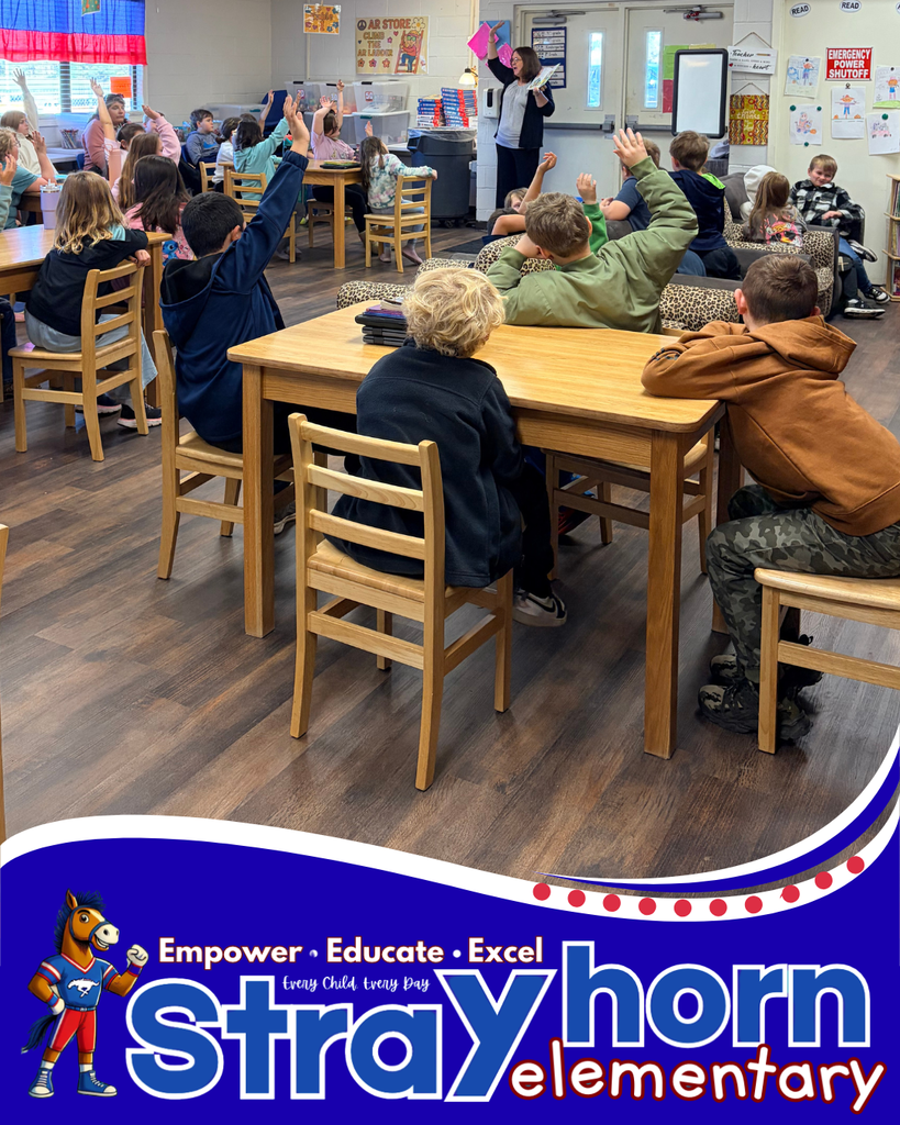 lady and students raising hands