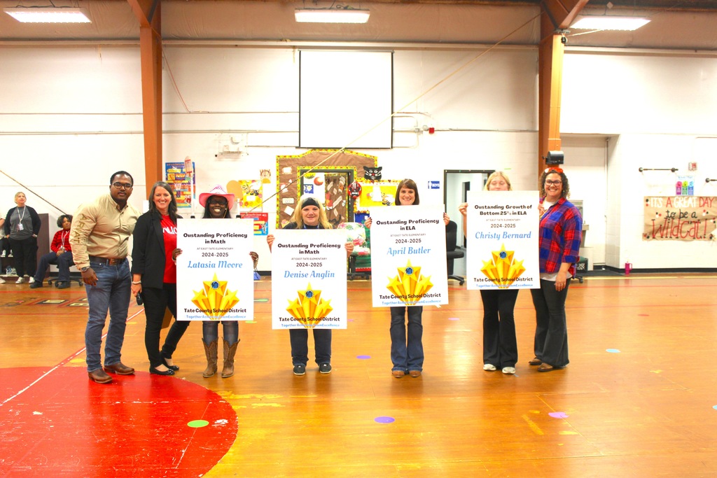 We are thrilled to announce that East Tate Elementary School has earned a B Rating for the 2024-2025 school year! Today, the school community celebrated this significant achievement with an Academic Pep Rally, recognizing both students and teachers for their commitment to excellence. Thank you to everyone for your dedication. #TogetherAchieivingTeamExcellence